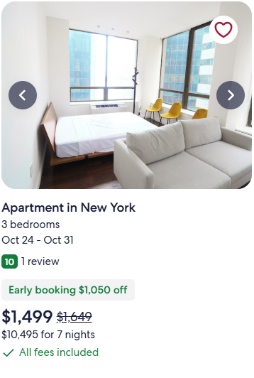 apartment in New York