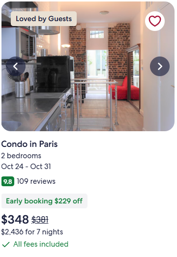 condo in paris