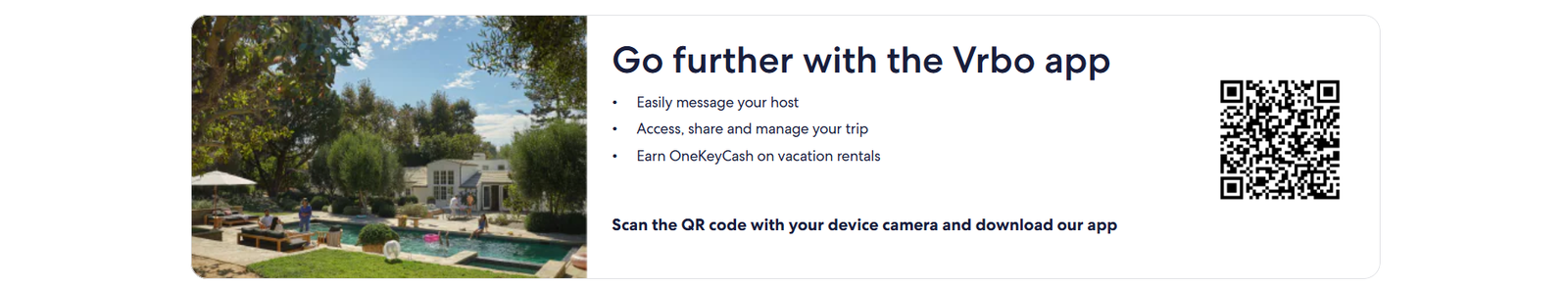Go further with the Vrbo app