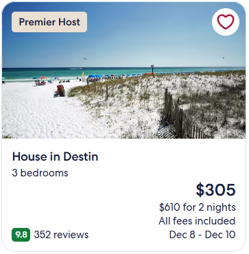house in destin